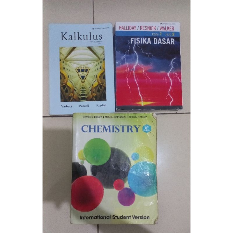 Buku Kalkulus Purcell Halliday Resnick Kimia (Chemistry) James Brady