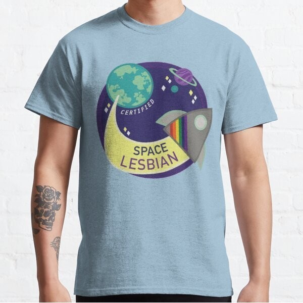 Baju Kaos Certified Space Lesbian