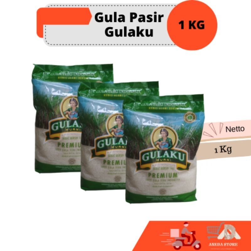 

Gula Pasir Gulaku | 1 Kg