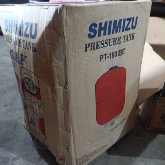 ] Pressure Tank tabung otomatis pompa air Shimizu semi jet pump 19 liter