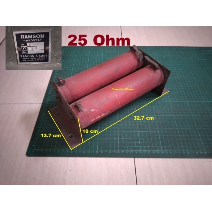 Resistor WIREWOUND Resistor Dummy load/Tahanan Geser 25 Ohm