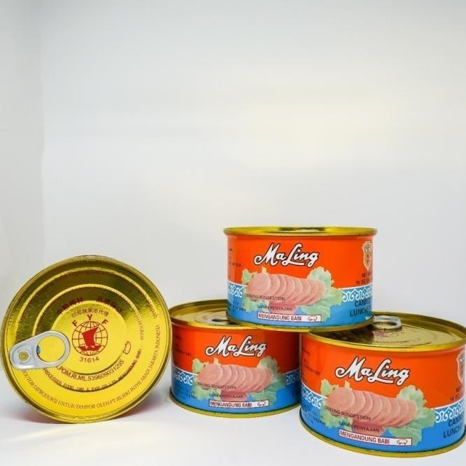 

Maling Pork Luncheon Meat Kaleng 397Gr Fyf (Daging Ham Babi Kaleng) | Legaza
