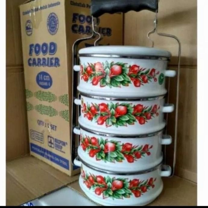 Rantang Enamel - Rantang Tenong 18 Susun 4 Maspion