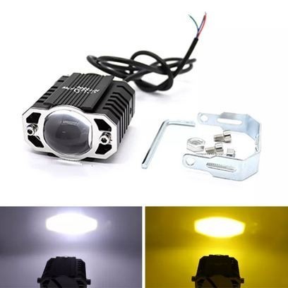 Lampu LED Laser D2 KOTAK MINI tembak sorot high low beam mobil motor