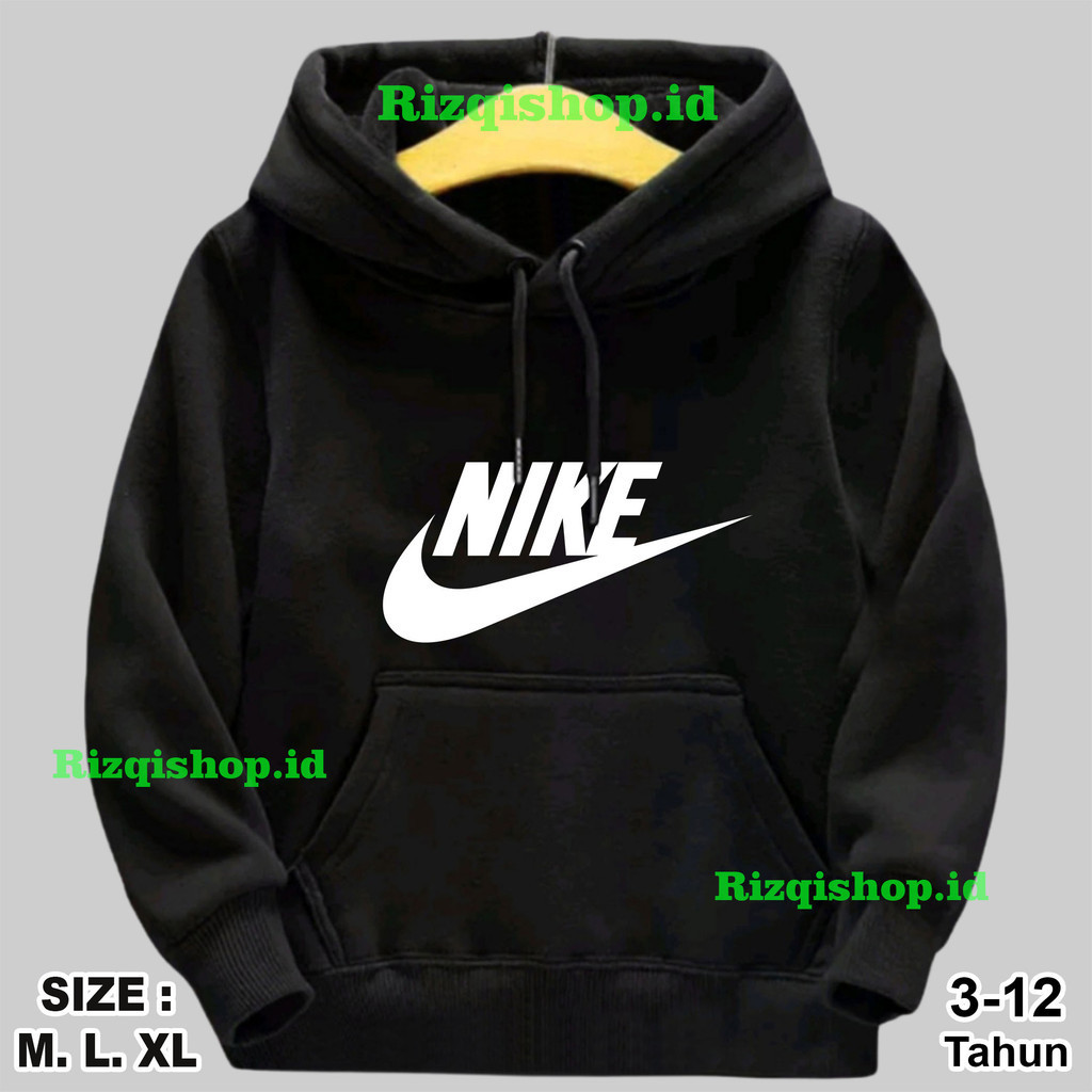 Jaket Hoodie Anak Laki Laki Perempuan Umur 3 4 5 6 7 8 9 10 11 12 Tahun Motif NIKE|Hodie Anak Terbar