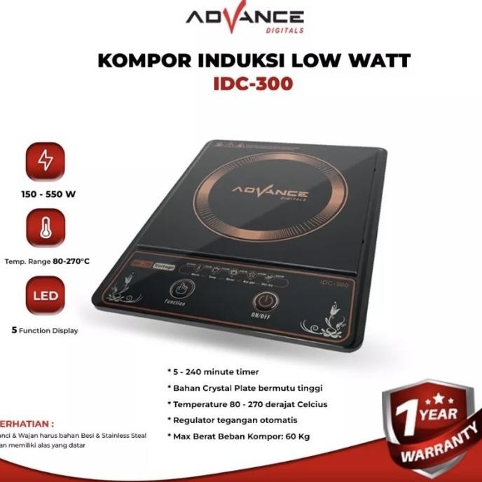 Advance Kompor Listrik Induksi Idc 200 Xabruk