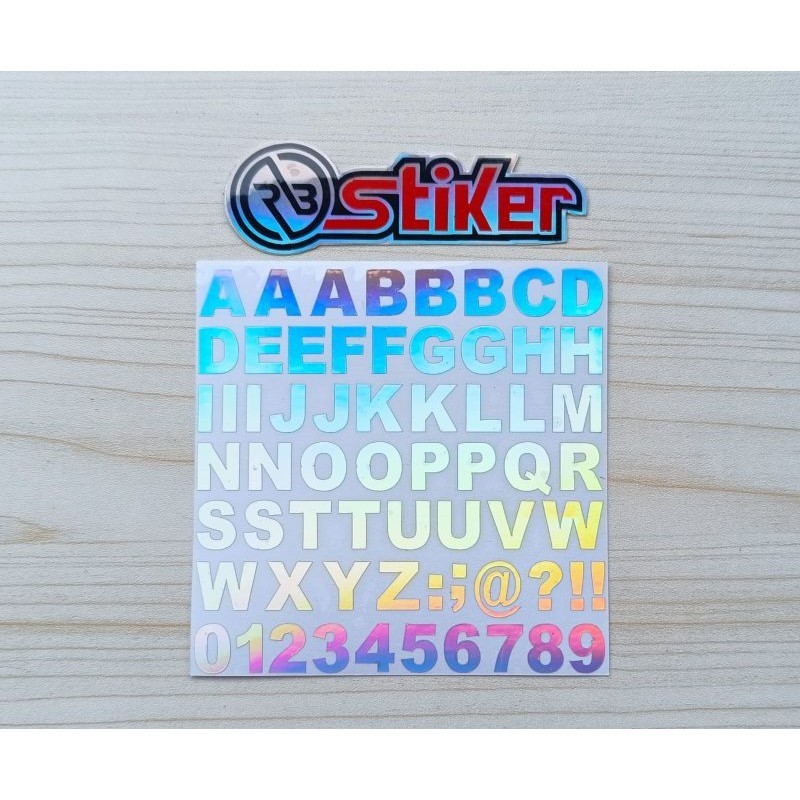 

Stiker cutting Huruf ABJAD lengkap termurah