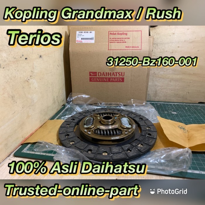 Kopling Grandmax Rush Terios 100% Asli Daihatsu 31250-Bz160-001