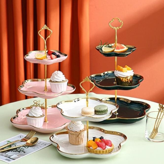 FLEUR CAKE TIER / RAK KUE / TEMPAT KUE BERTINGKAT | TOKOMAHARANIY