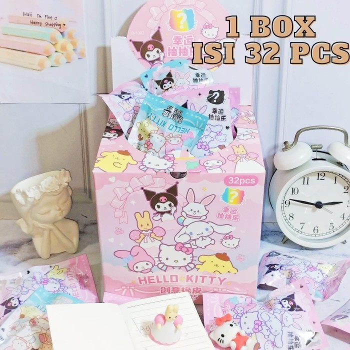 

Penghapus Misteri Bag Sanrio 1 Box Besar Isi 32 Pack Lucu Harga Grosir