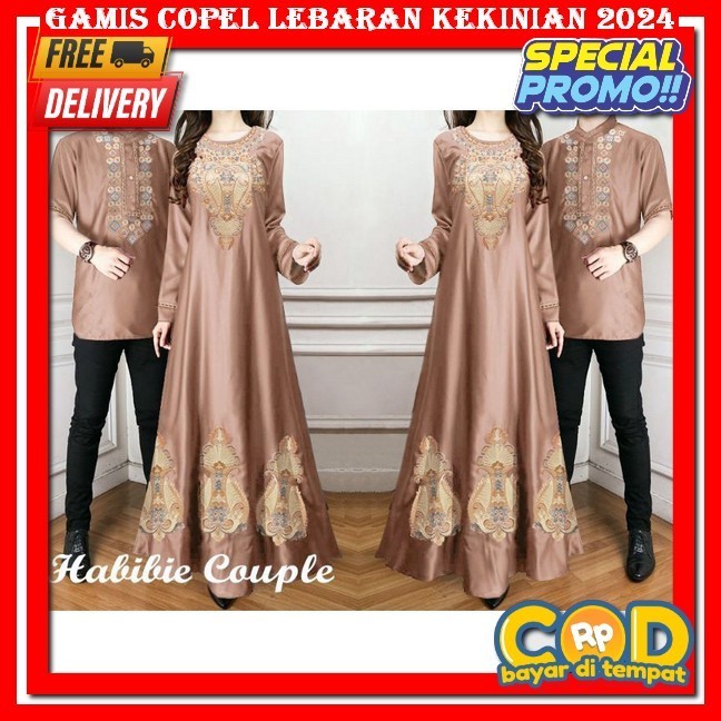 Sarimbit 2024 Seply Eksis 222 Savanah Tan Terbaruu Dress Gamis Meyra 214 & Koko Kaseo 202 Daily Kasu