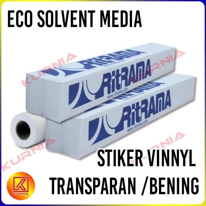 

TERBAIK STIKER VINYL RITRAMA TRANSPARAN / VINNYL ECO SOLVENT / BENING L = 105 BEST SELLER