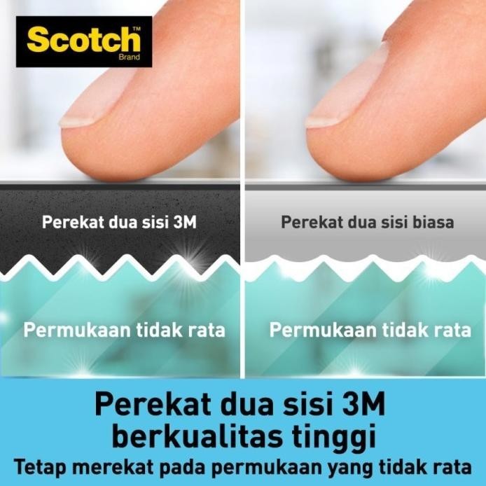 

Best 3M Scotch Perekat Double Side Clear Mounting Tape 410-S19 19Mm X 1.5M Gratis Ongkir