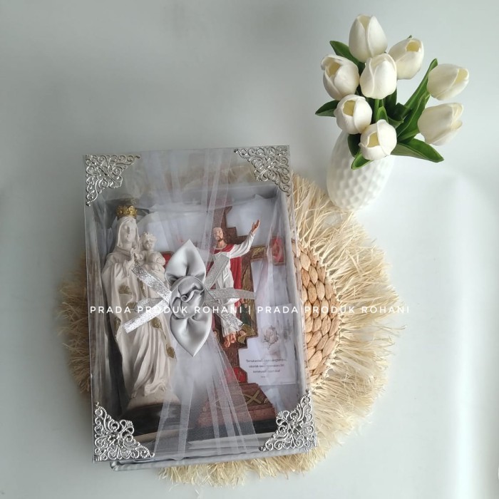 Salib duduk/Salib Yesus naik kesurga/Patung Bunda Maria/Hadiah rohani