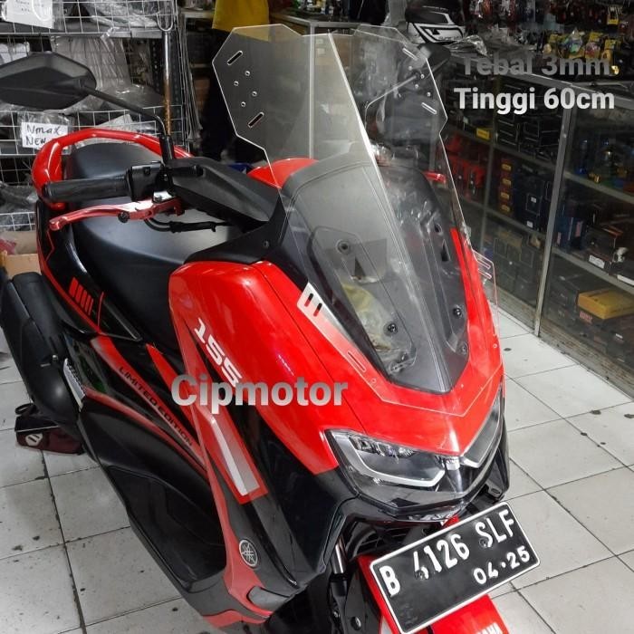 Visor Windshield new Nmax New 2020 custom Tinggi 60cm clear rayben Import Premium