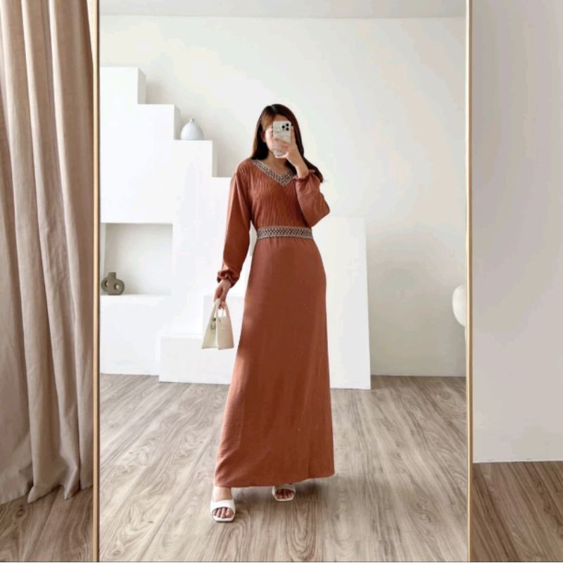 Dress Mewah Lebaran 2024/ Dress Lebaran/ Dress Pesta / Dress Bridesmaid