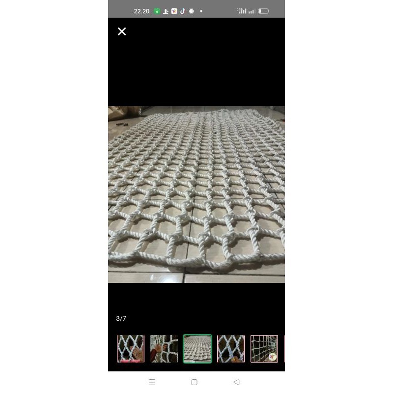 jaring outbound jaring pengaman nilon 14mm