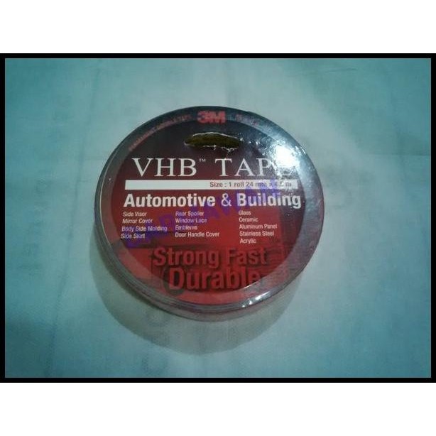 

GRATIS ONGKIR DOUBLE TAPE/PEREKAT 3M VHB TAPE 24MM X 4.5M ORIGINAL !!!!!!!