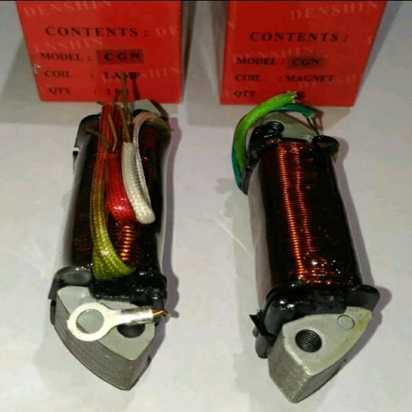 Spul Magnet & Lampu Cg110 New Fr80 Platina Denshin Gratis Ongkir
