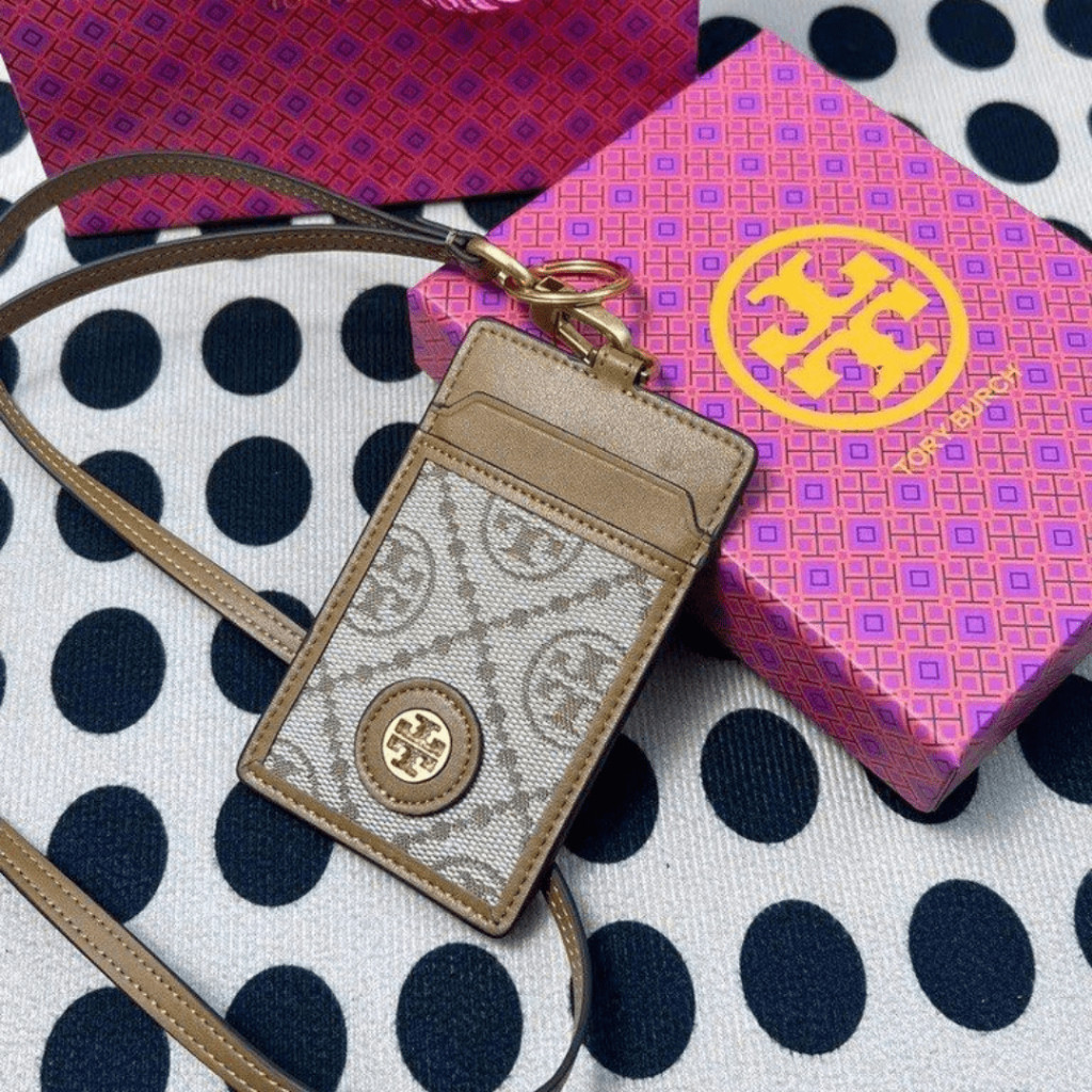 

Tory Burch Monogram Lanyard - Hazelnut