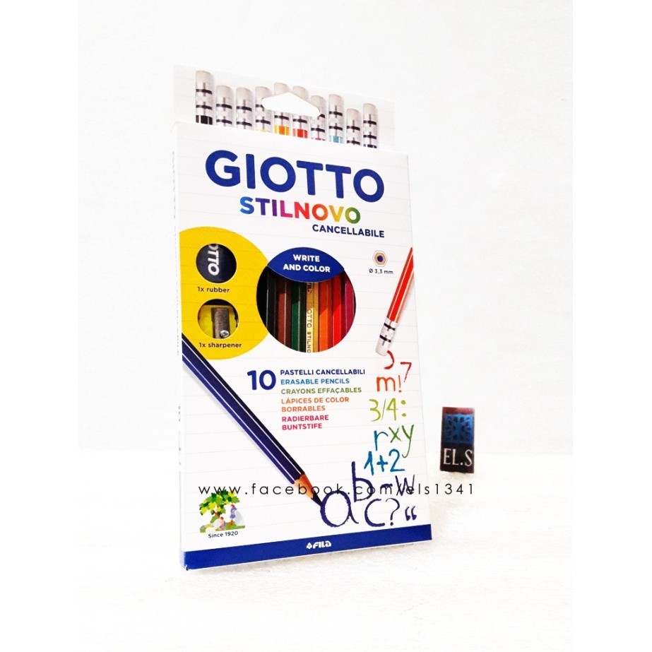 

Cantik Giotto Stilnovo Cancellabile - Pensil Warna Dapat Dihapus Diskon
