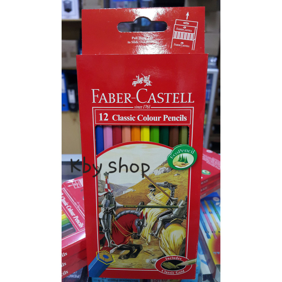 

Mudah Pensil Warna Panjang 12 Warna Faber Castell Classic Promo