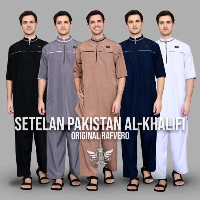 Setelan Tangan Dek + Setelan Pakistan Dewasa + Baju Koko Set Putih