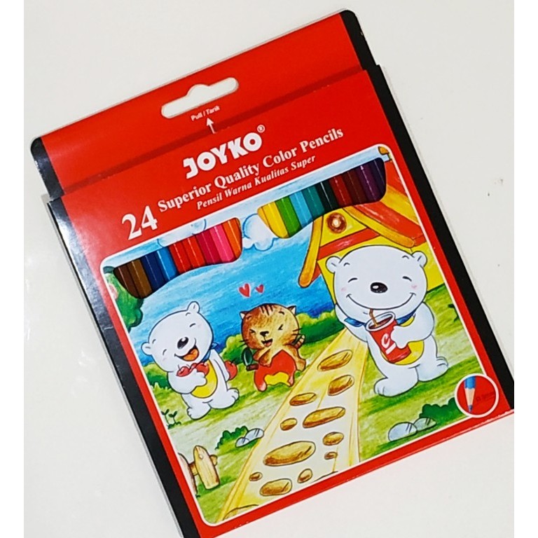 

Produk Unggulan Pensil Warna Joyko Panjang Isi 24 Gilaa!!!