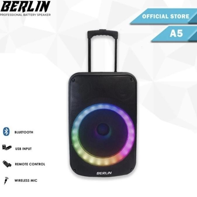 Speaker Aktif Portable Professional Berlin 12 Inch A5 Singel Speaker Revvian232