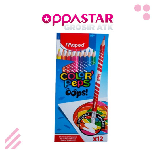 

Produk Unggulan Pensil Warna Maped Color Peps Oops 12 Warna Diskon