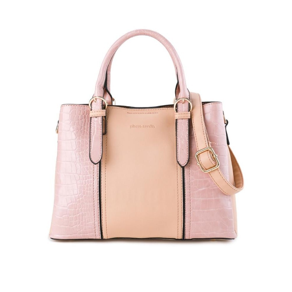 Pierre Cardin Tas Wanita Hand Bag Selempang Kerja Ori 9121518301Pnk Lookthe103