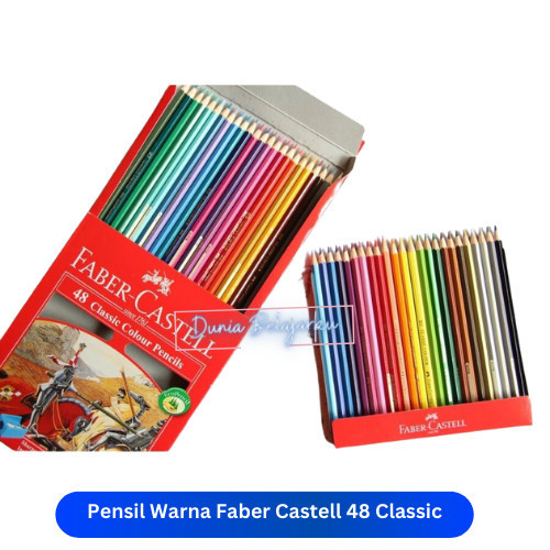 

Cantik Pensil Warna Faber Castell 48 Classic Colour Pencils 48 Warna Berkualitas