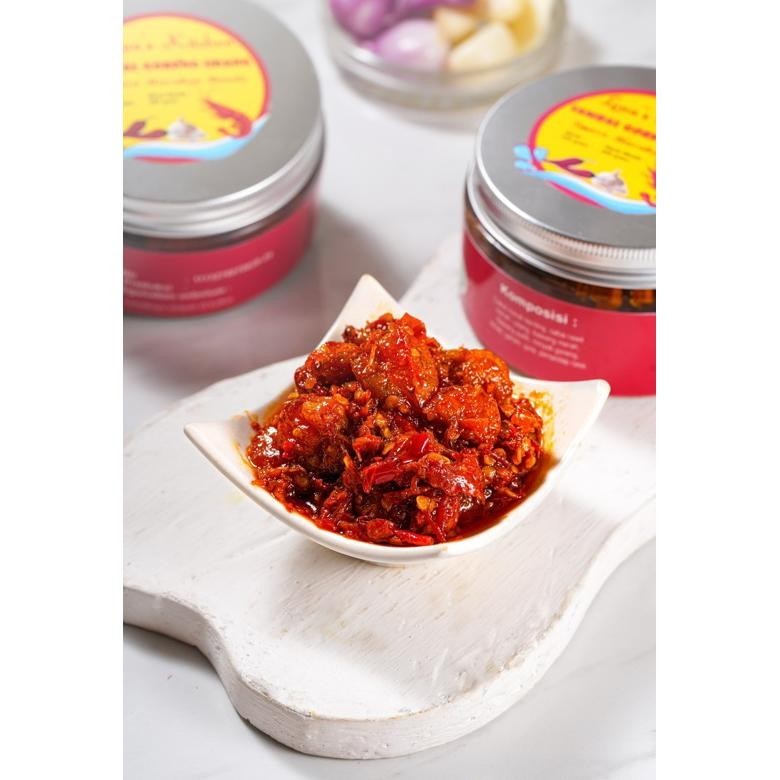 

SALE PRODUK Sambal Goreng udang berat 400gram berat bersih 200gram TERLARIS