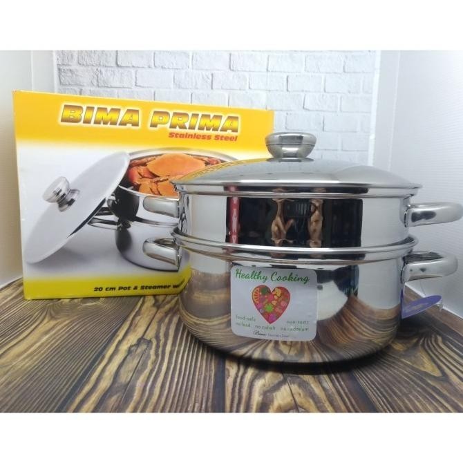 Best Sales Bima Panci Kukus Nasi Steamer Rice Cooker Kukusan Dandang Stainless 20 Terbaik