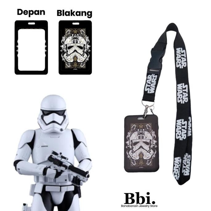 

Best Sales Lanyard Name Tag Id Card Hitam Karakter Kalung Kantoran Chblck Terbaik