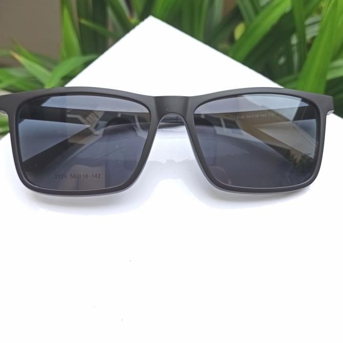 New Ff150 Full Frame Kacamata Korea Clip On Polarized Original Minus Pria Pengiriman Cepat