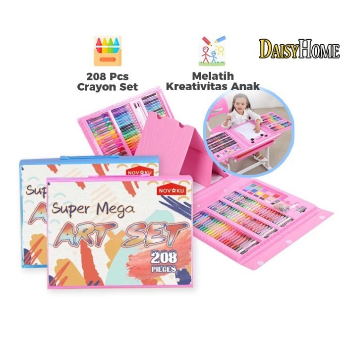 

Menakjubkan [Promo] Crayon Set 208 Pcs Pensil Warna Pastel Pensil Minyak Warna Terbatas