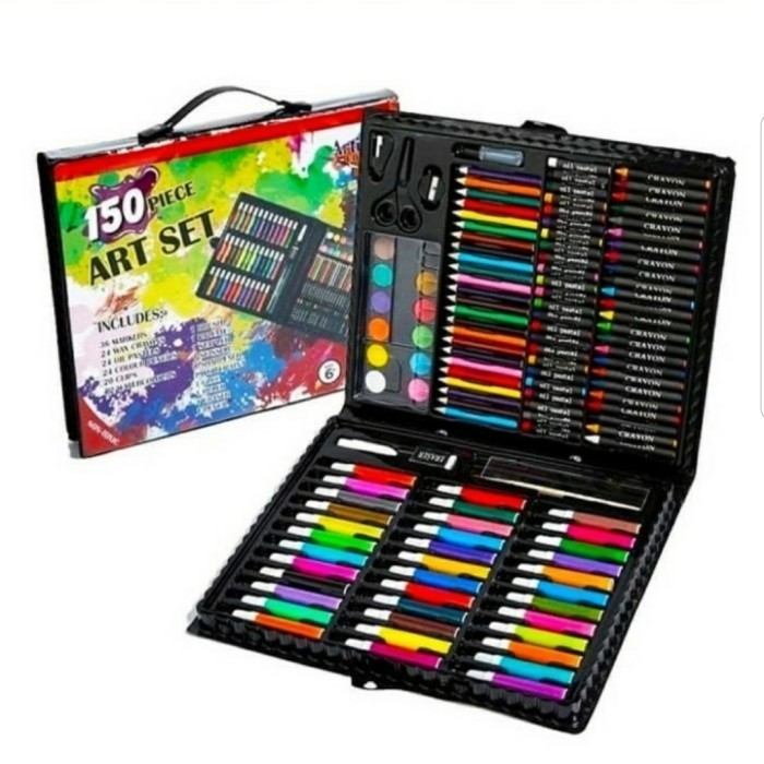 

Wow Pensil Warna 150Pcs-Alat Tulis Set Crayon Colouring Set 150Pcs Art Terbatas