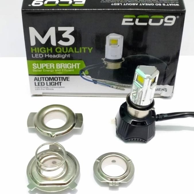 Bellicia Lampu Led Motor H4 H6 35 Watt Headlamp Led Bohlam Motor 3 Sisi Luminos