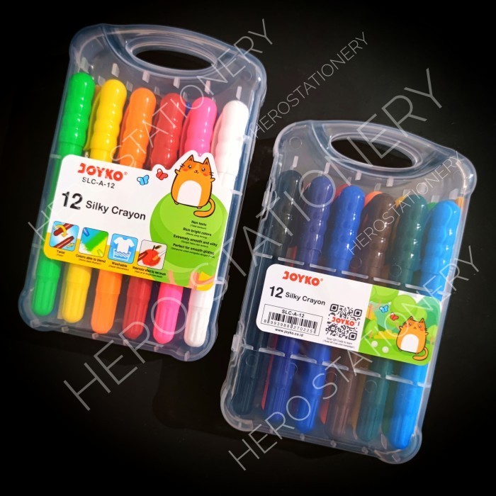 

Trendi Silky Crayon Krayon Halus Joyko 12 Warna Slc-A-12 Diskon