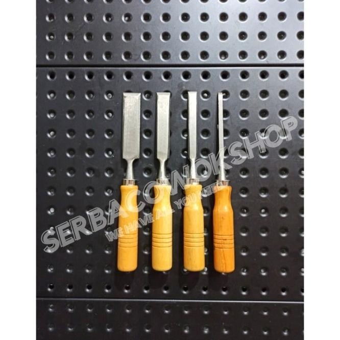 

Pahat Kayu Set Asli Gagang Kayu 4 Pcs Ukuran Termurah Berkualitas | Opheliazulaikastore