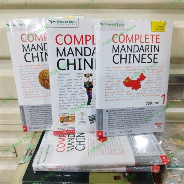 

COMPLETE MANDARIN CHINESE 1-3 + CD AUDIO BY KESAINT BLANC