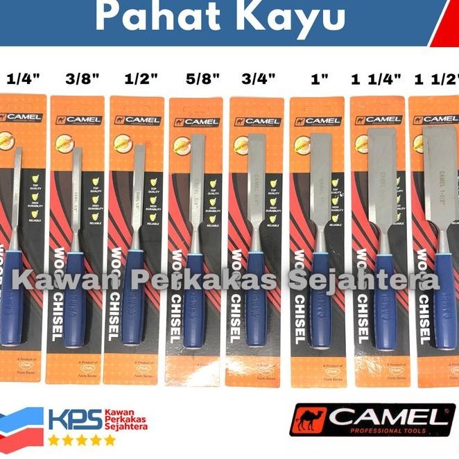 

Camel Pahat Kayu Set (8 Pcs) 1/4 3/8 1/2 5/8 3/4 1 1-1/4 1-1/2 Inch | Opheliazulaikastore