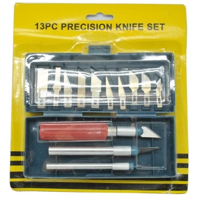 

Set Ukir Seni 13 In 1 Crafting Art With 3 Handle | Opheliazulaikastore