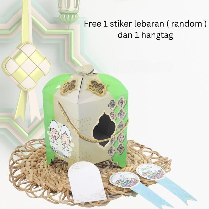 

Box Parcel Lebaran Isi 2 Toples Kue Kering Bulat 500Gr Ukuran 14X14 Cm 005