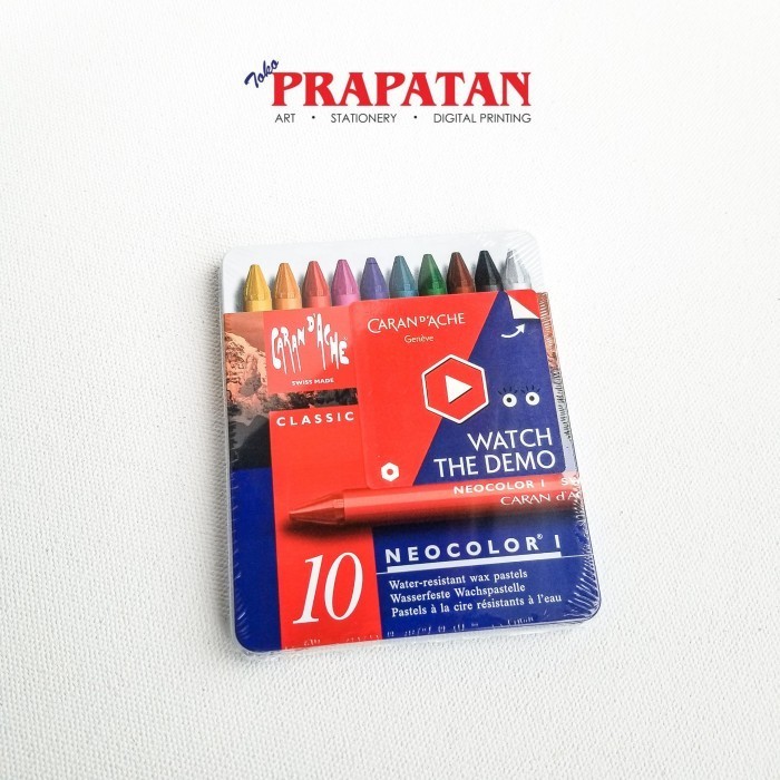 

Bergaransi Crayon Carandache Neo Color 1 (10 Warna) Bergaransi