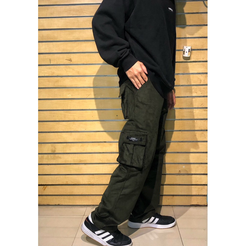[THE BEST COLLECTIONS] CELANA CORDUROY CARGO PANTS IJO ARMY COTTON.EX TERMURAH
