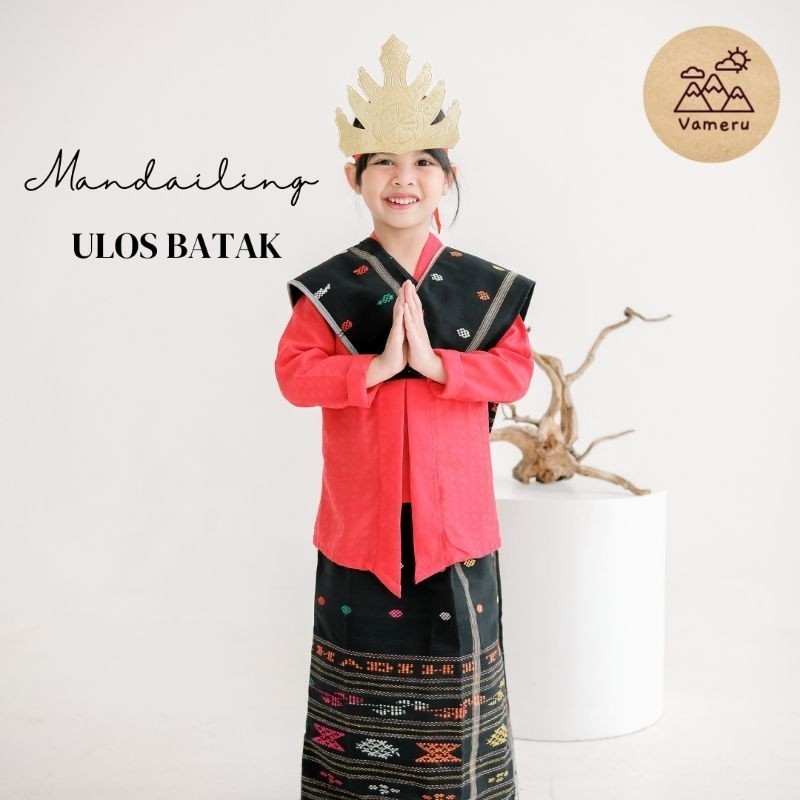 [ONLINE EXCLUSIVE] BAJU ADAT ANAK BATAK MANDAILING ULOS