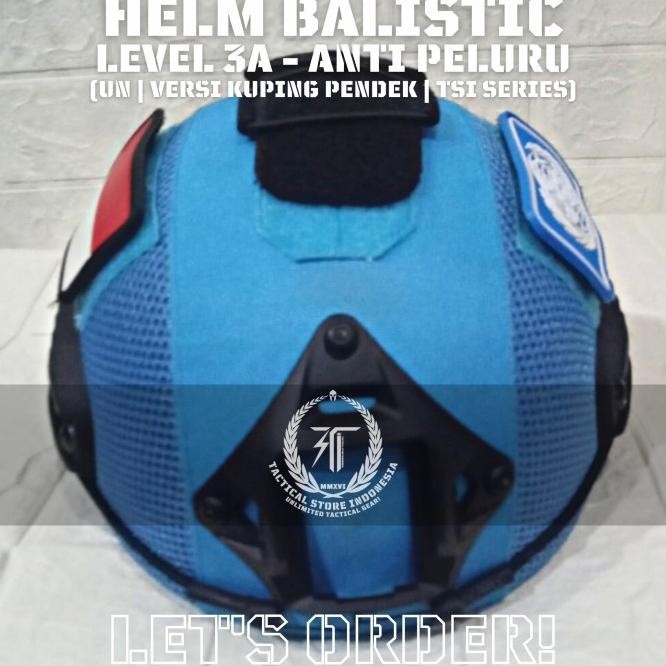 Helm Tactical Biru Un / Helm Baja / Helm Balistik Level 3 A