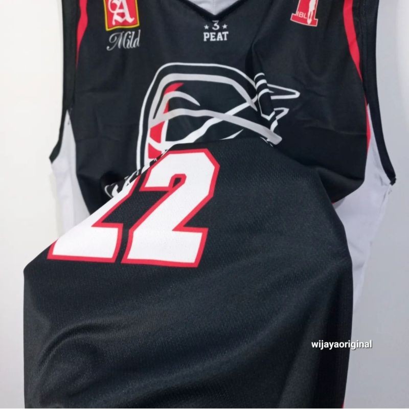 [BEST SELLER] NEW PRODUCT JERSEY BASKET IBL REPRO ASPAC TEXMACO #22 DENNY SUMARGO - HITAM